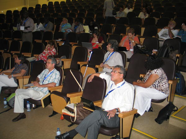 Sessão de apresentação de trabalhos da REAPLP, UAN, Luanda - Assistência